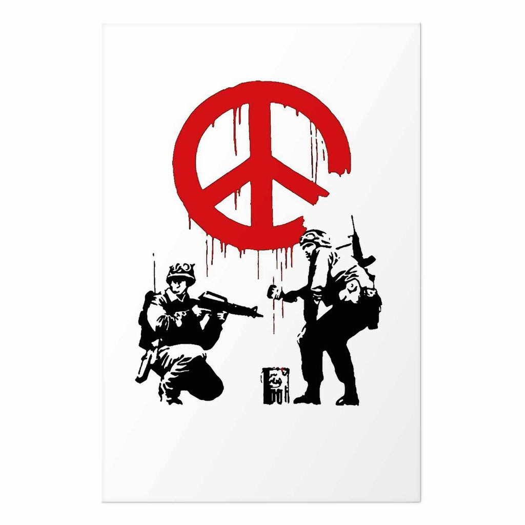 CND Soldiers Graffiti Poster