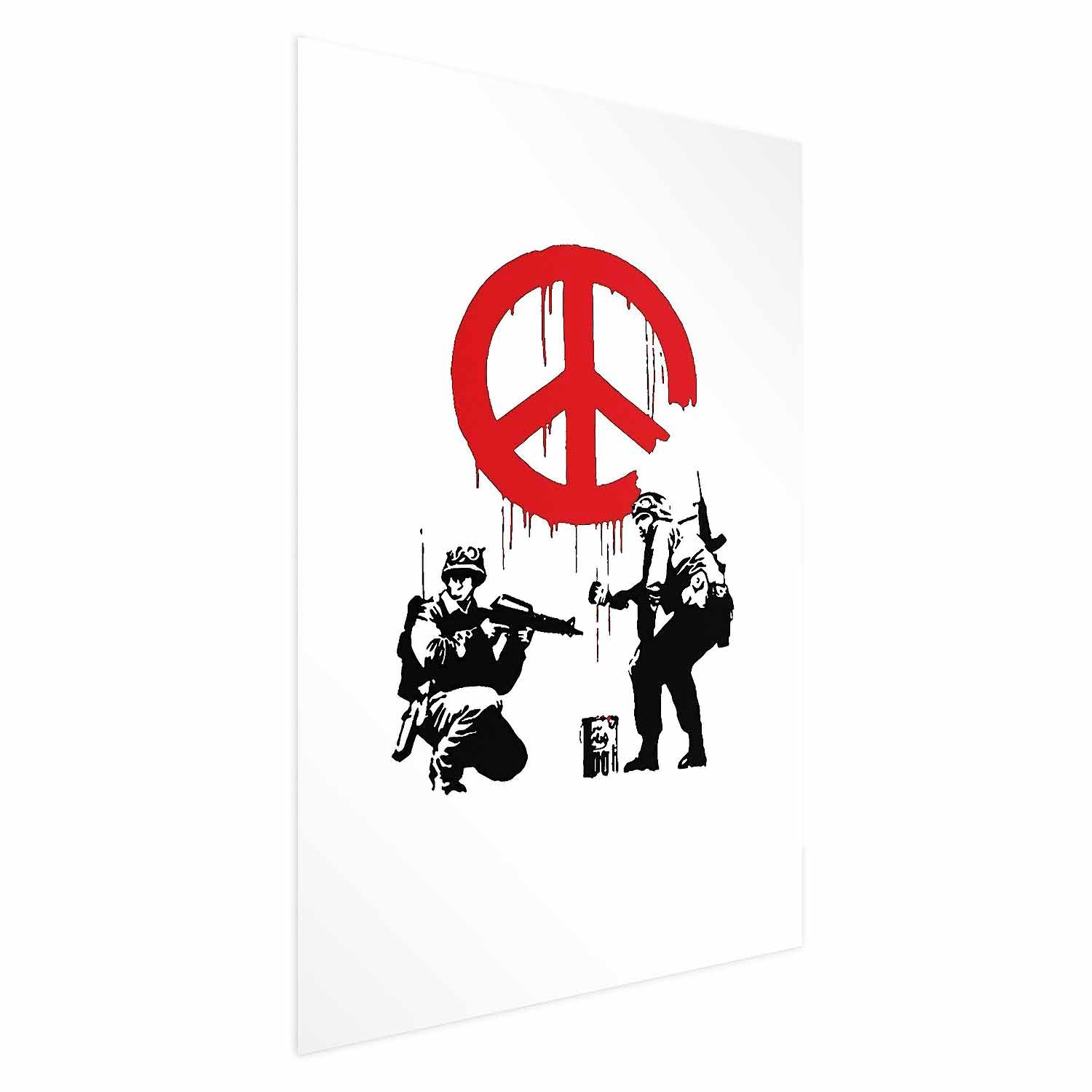 CND Soldiers Graffiti Poster