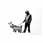 Graffiti Dog Street Art Poster