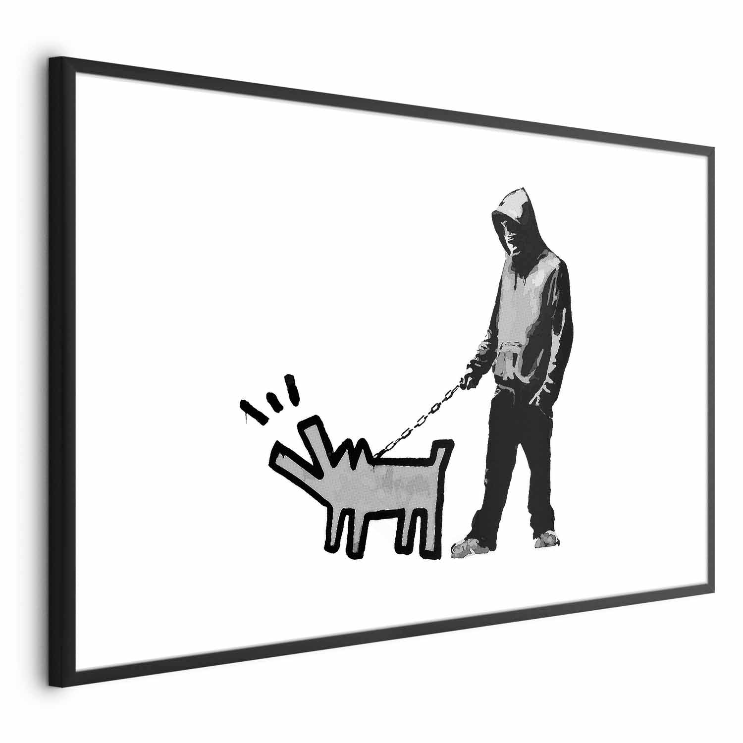 Graffiti Dog Street Art Poster