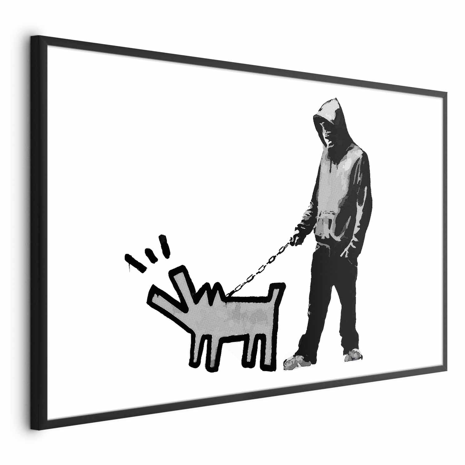 Graffiti Dog Street Art Poster