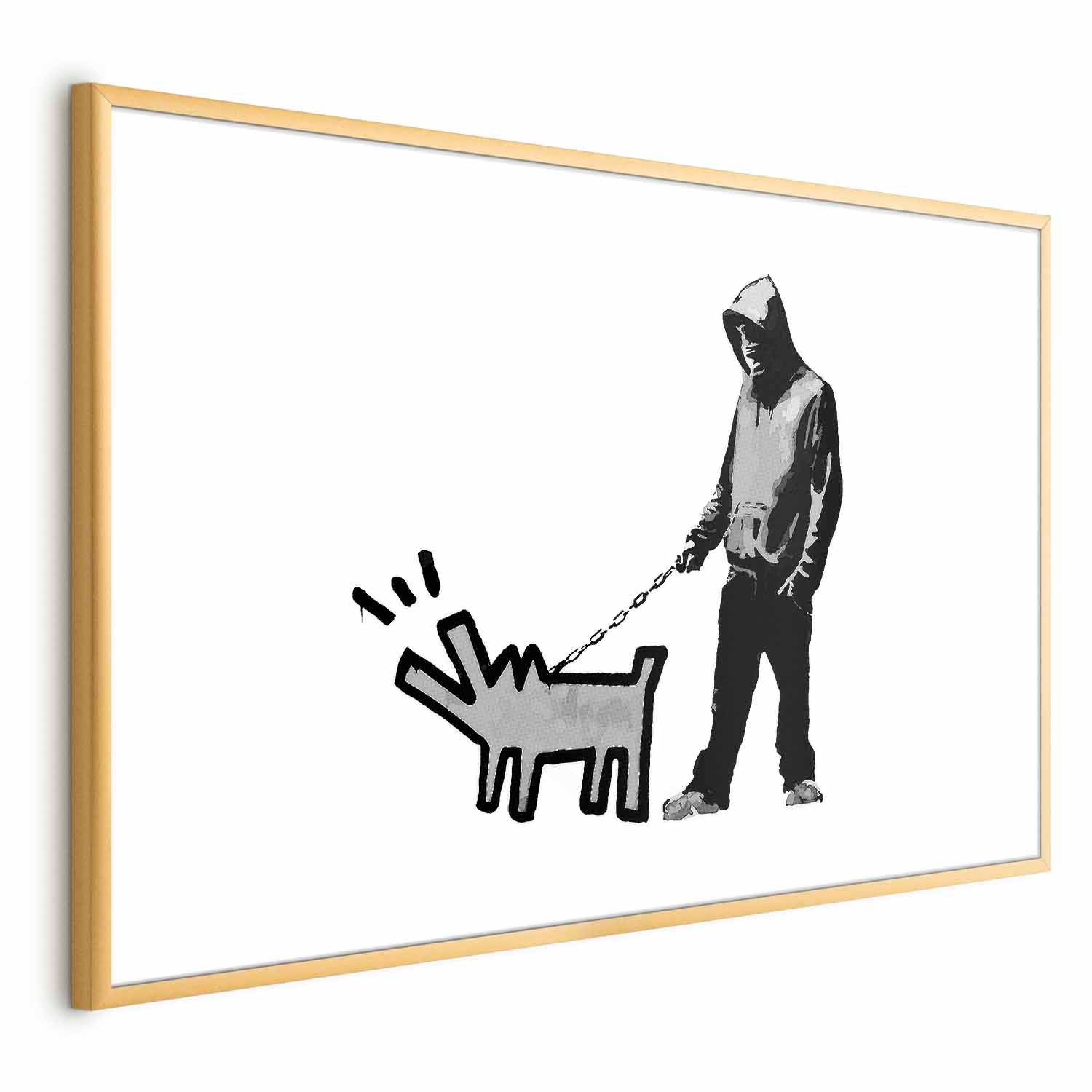 Graffiti Dog Street Art Poster