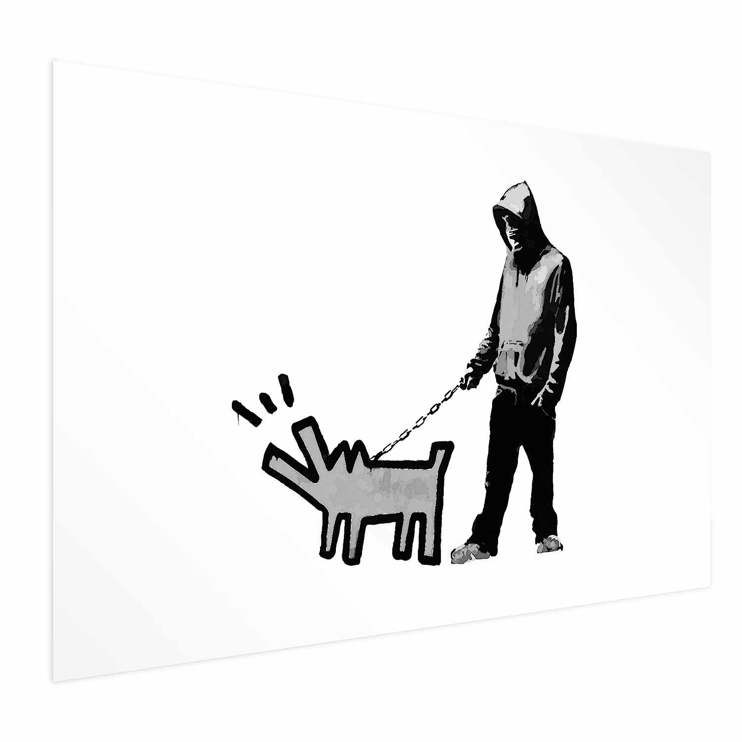 Graffiti Dog Street Art Poster