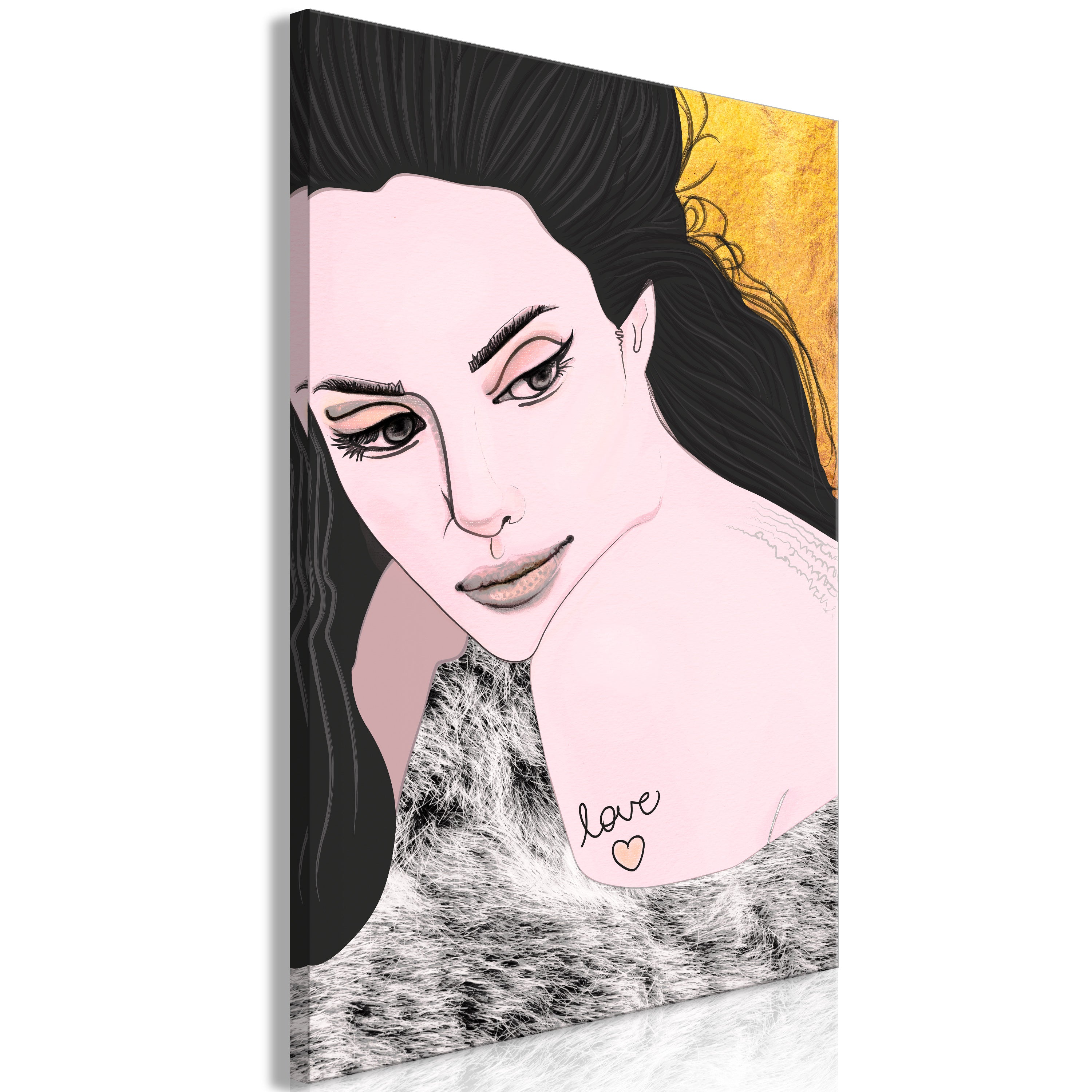 Canvas Print - Sensual and Love (1 Part) Vertical