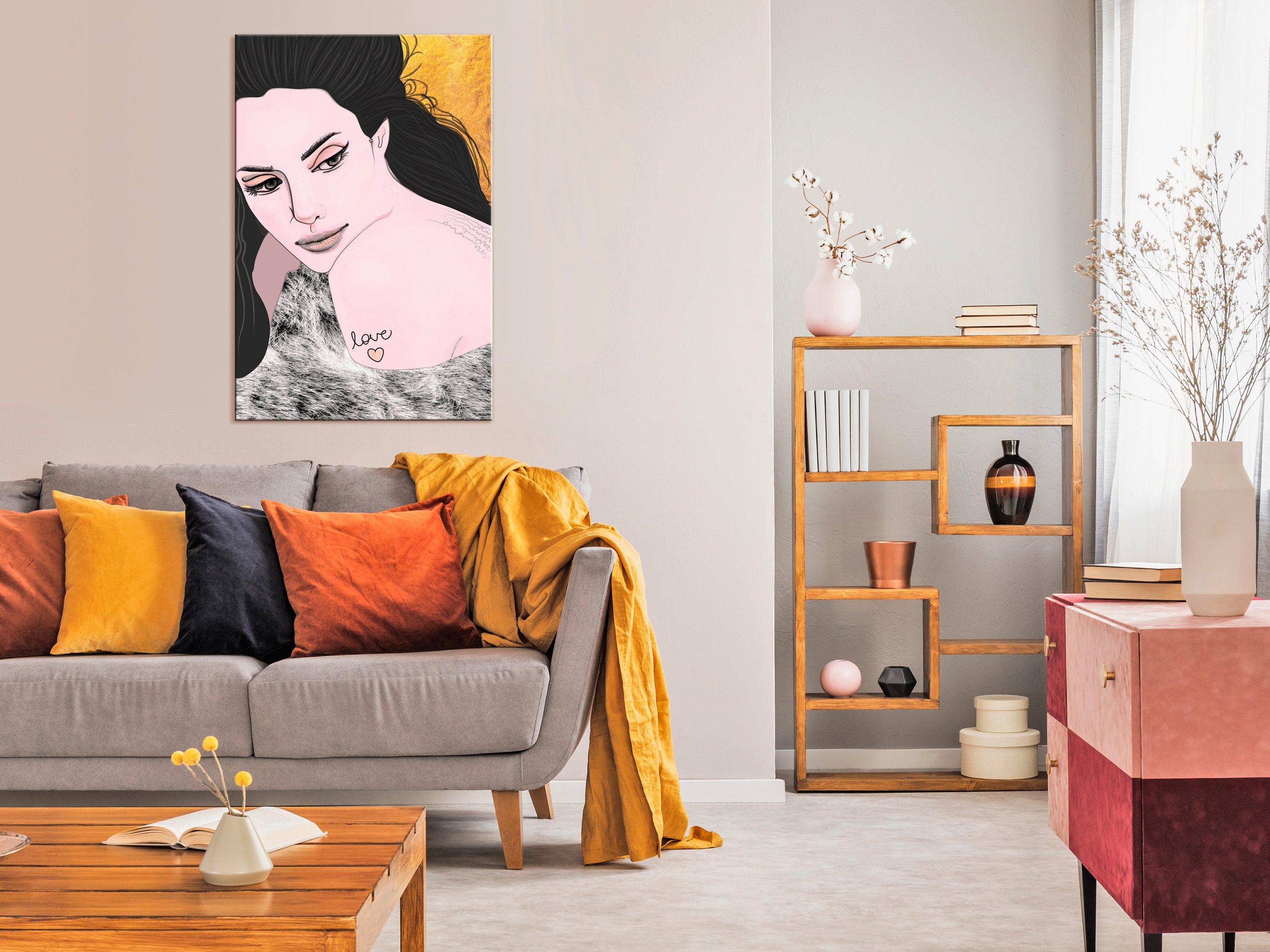 Canvas Print - Sensual and Love (1 Part) Vertical