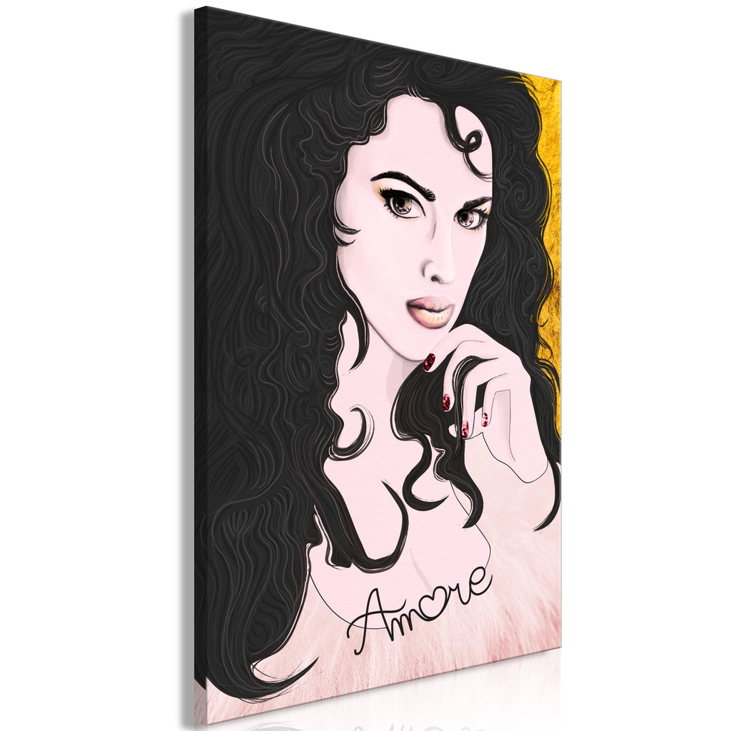 Canvas Print Amore Mio Vertical