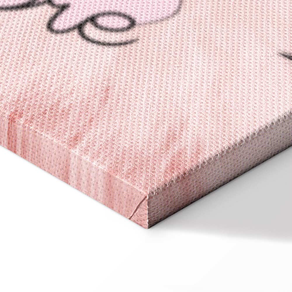 Romantic Woman Portrait Vertical Canvas Print