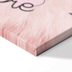 Romantic Woman Portrait Vertical Canvas Print