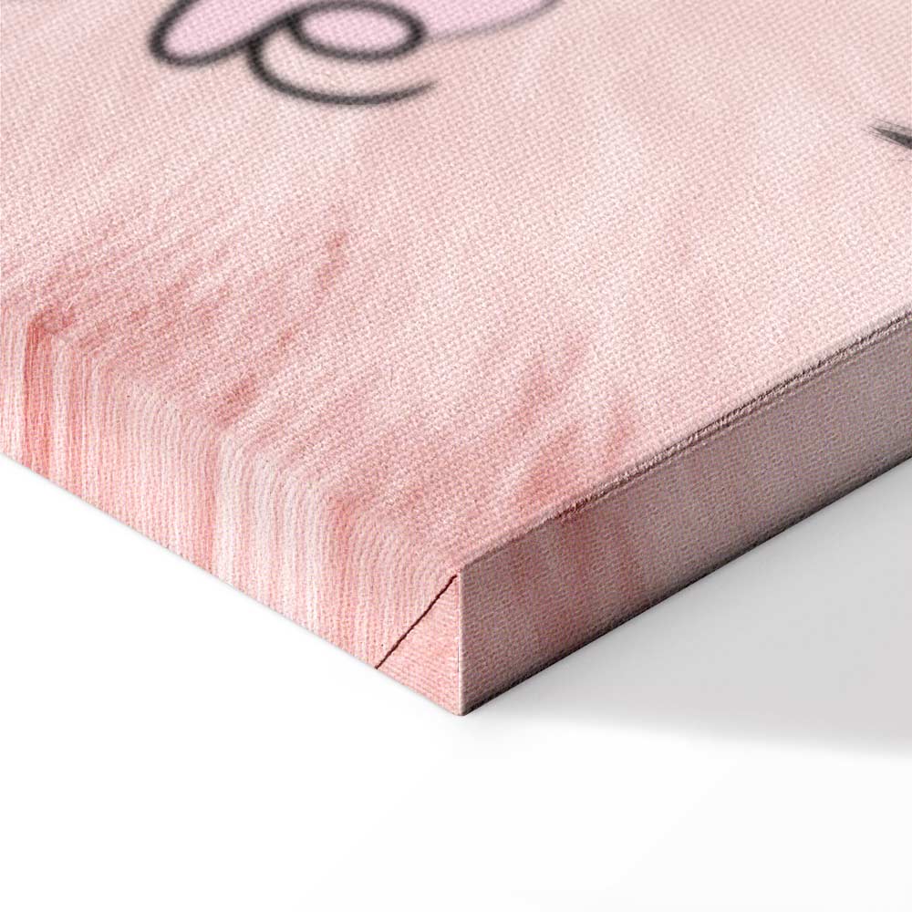 Romantic Woman Portrait Vertical Canvas Print