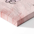 Romantic Woman Portrait Vertical Canvas Print