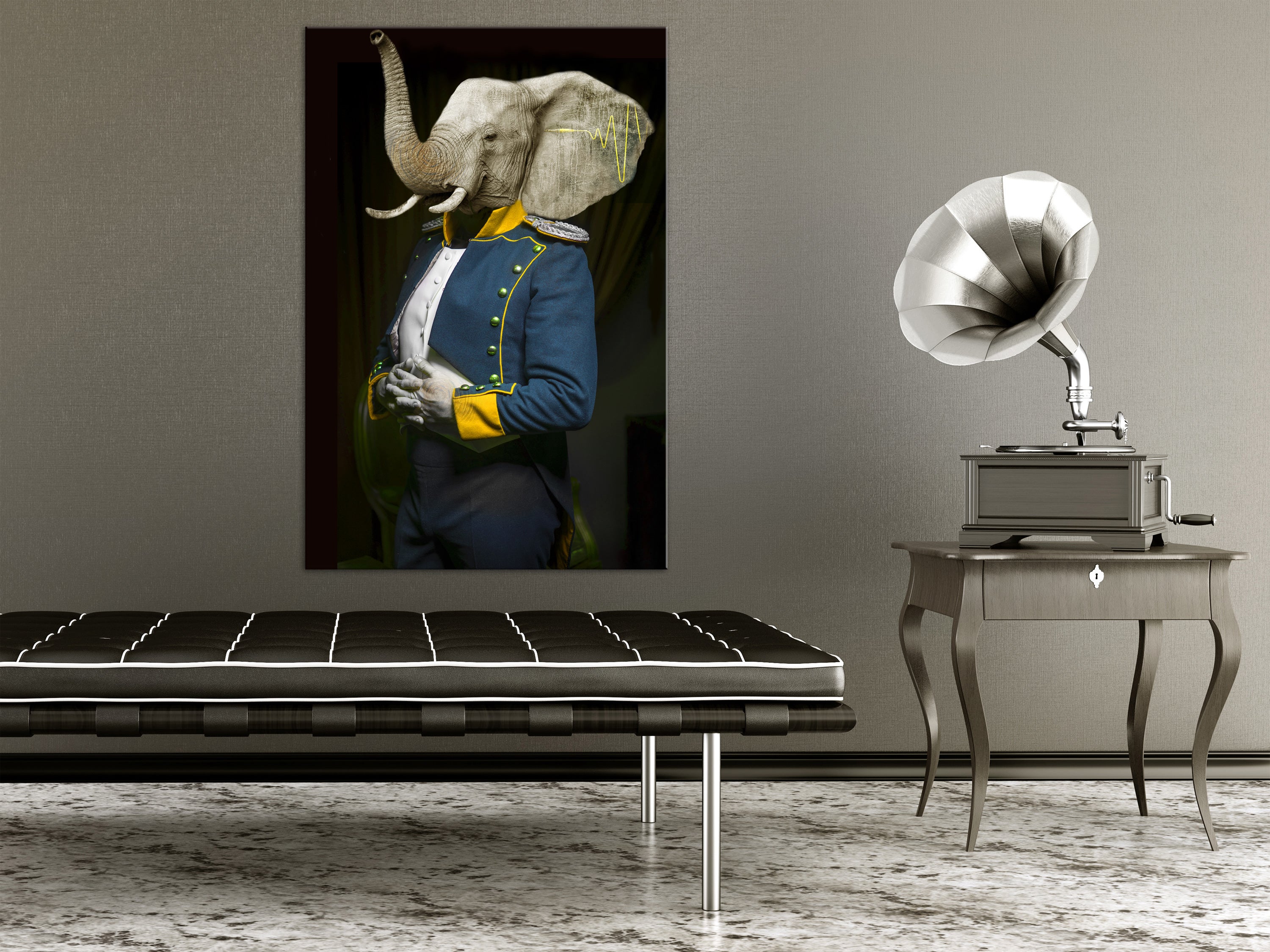 Canvas Print Audience - Vertical (1 Part)