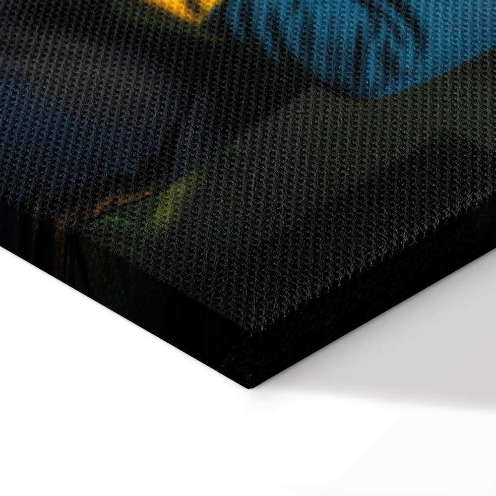 Abstract Audience Portrait Fantasy Canvas Print