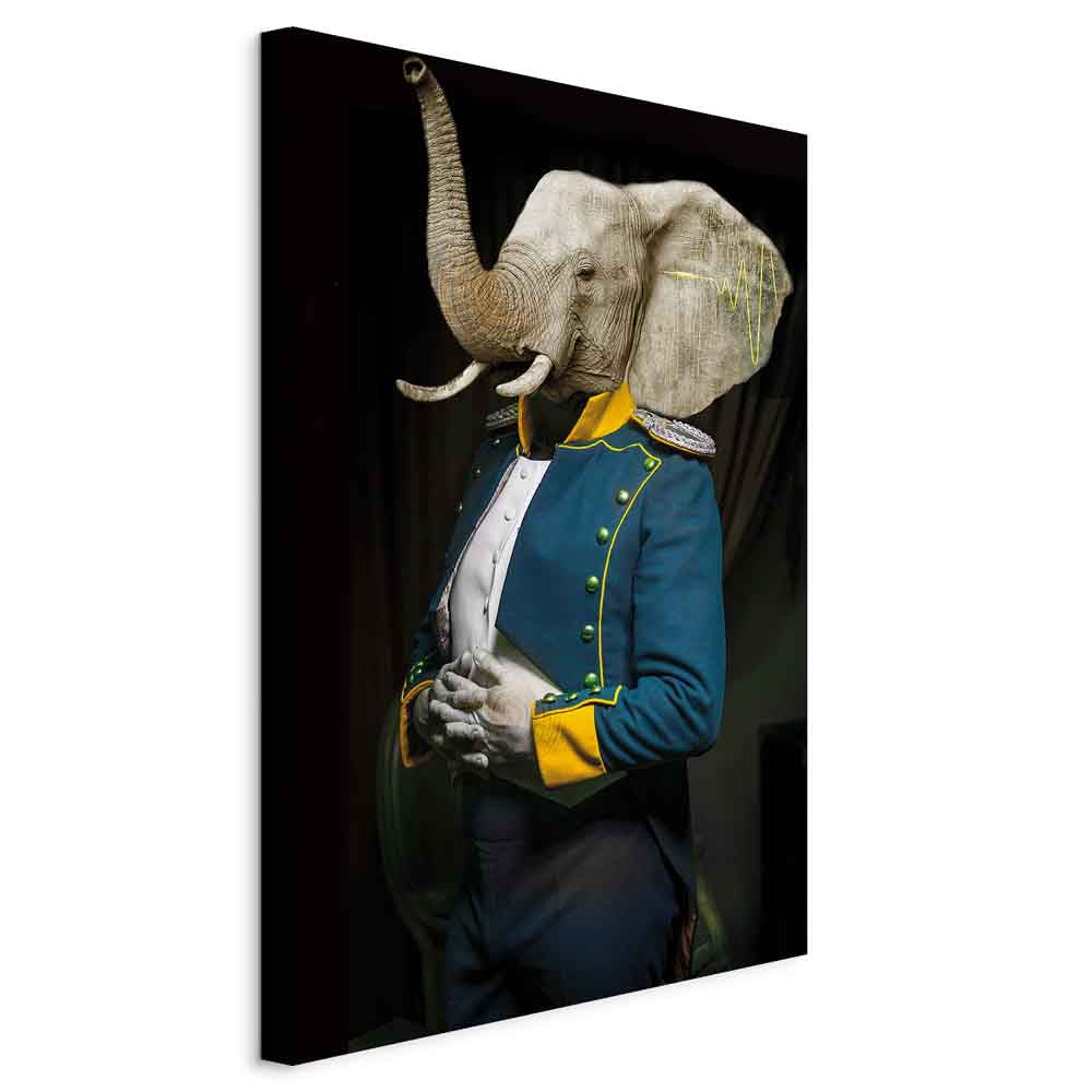 Abstract Audience Portrait Fantasy Canvas Print