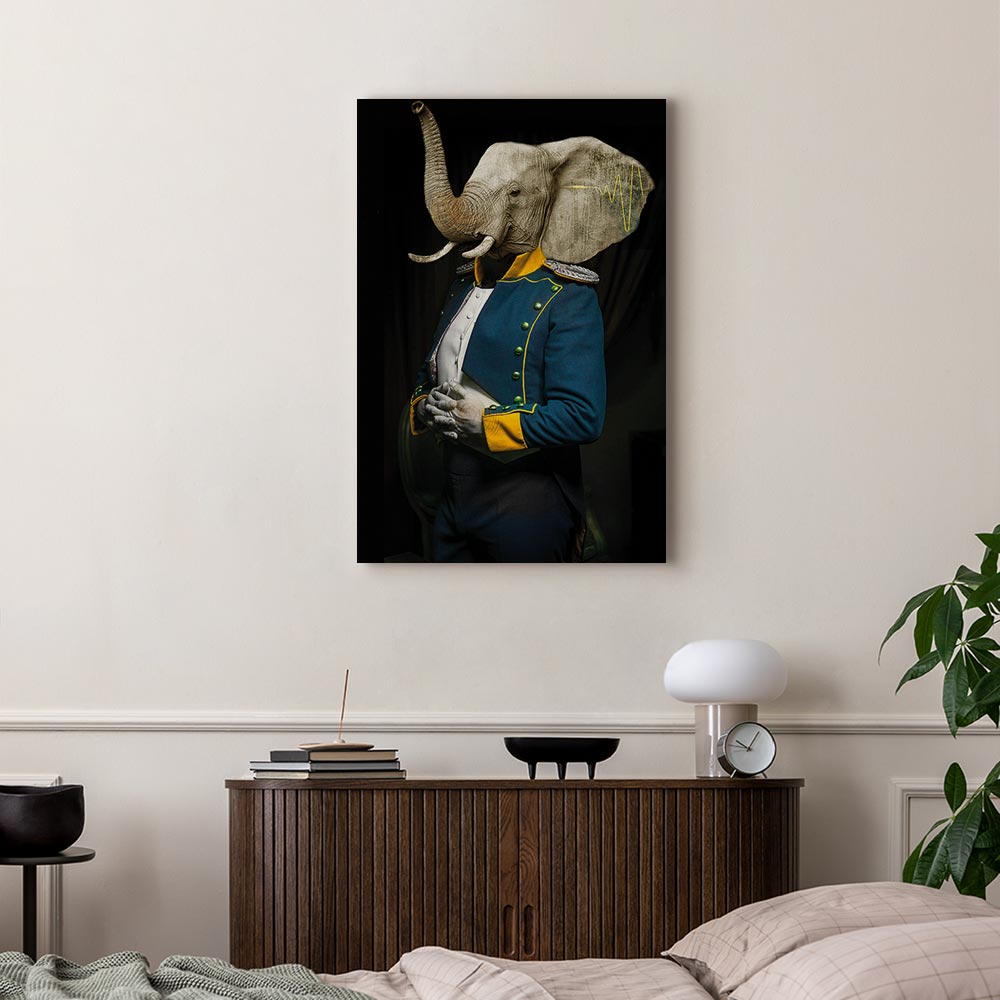 Abstract Audience Portrait Fantasy Canvas Print