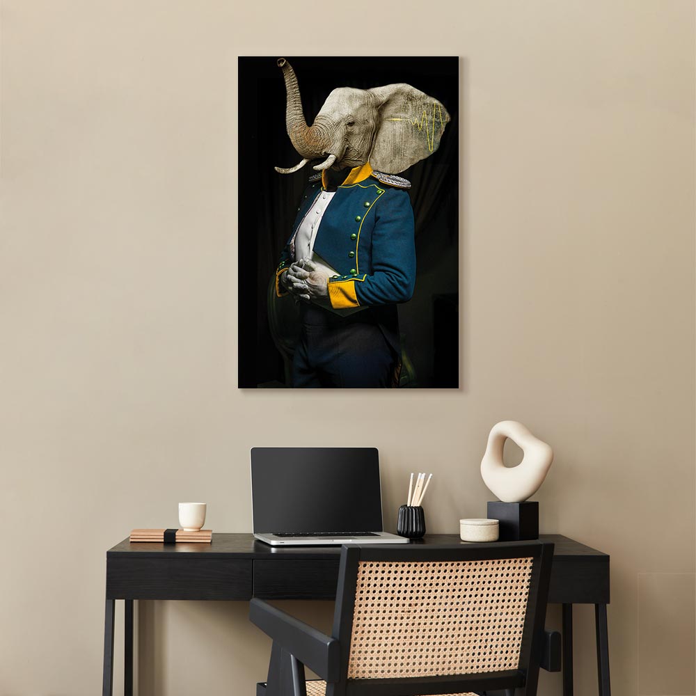 Abstract Audience Portrait Fantasy Canvas Print
