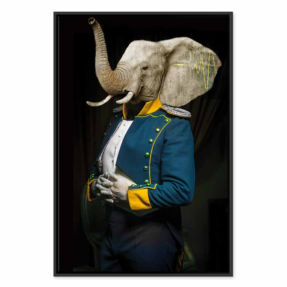 Abstract Audience Portrait Fantasy Canvas Print