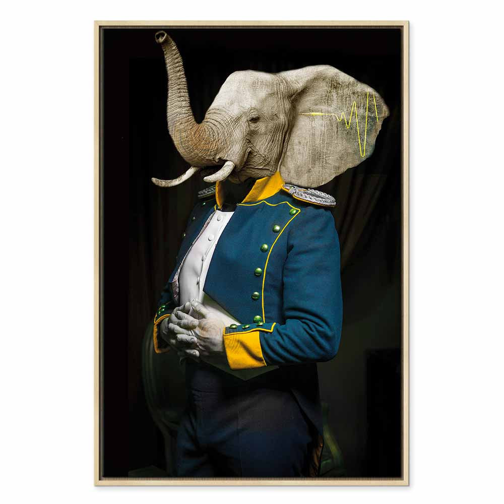 Abstract Audience Portrait Fantasy Canvas Print