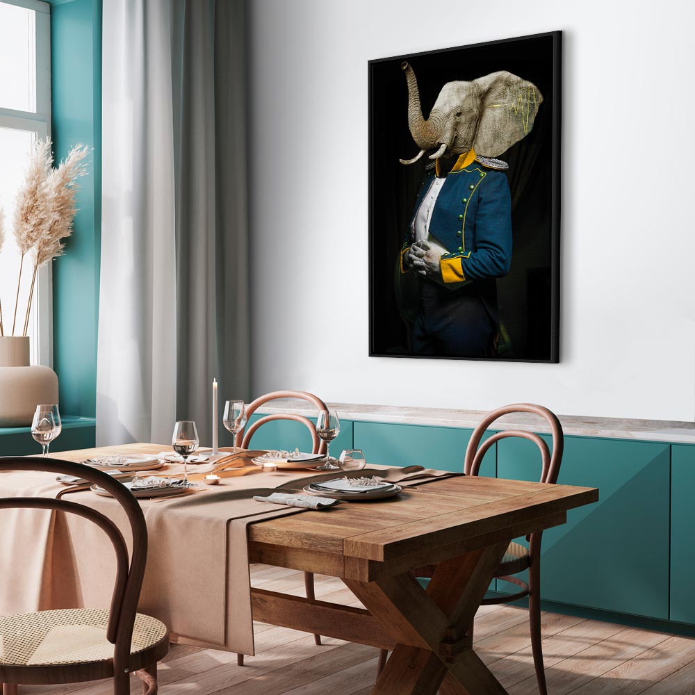 Abstract Audience Portrait Fantasy Canvas Print