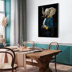 Abstract Audience Portrait Fantasy Canvas Print