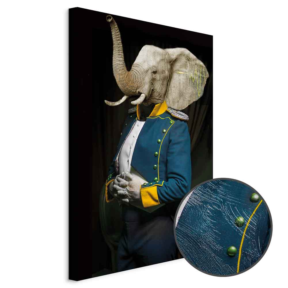 Abstract Audience Portrait Fantasy Canvas Print