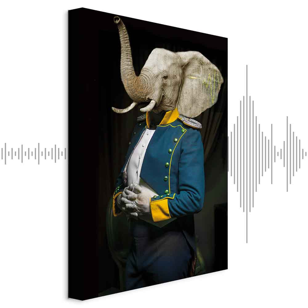 Abstract Audience Portrait Fantasy Canvas Print