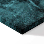 Turquoise Shroud of Turin Sacred Portrait Canvas Print