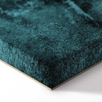 Turquoise Shroud of Turin Sacred Portrait Canvas Print