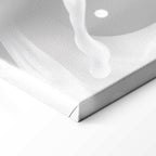 Abstract Couple Romantic Wide Canvas Print