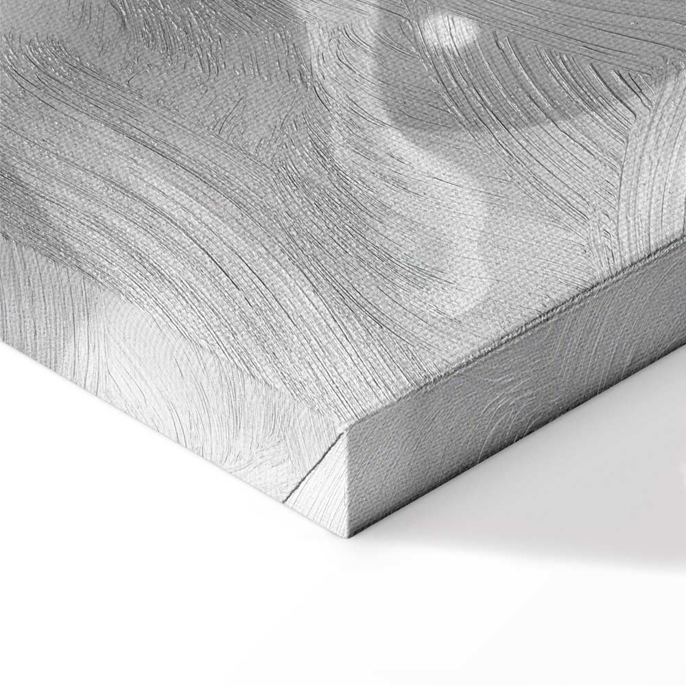 Abstract Couple Romantic Wide Canvas Print