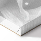 Abstract Couple Romantic Wide Canvas Print