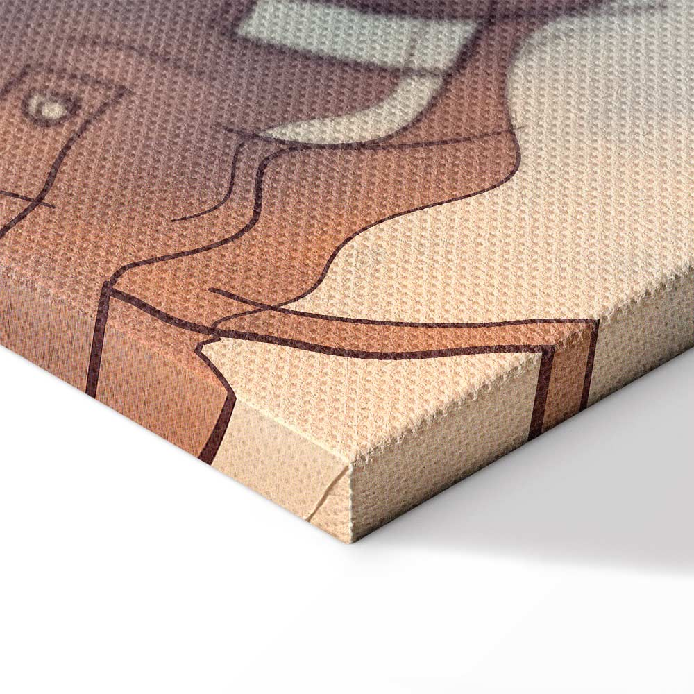 Star Explorer Moon Cosmos Canvas Print