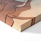 Star Explorer Moon Cosmos Canvas Print