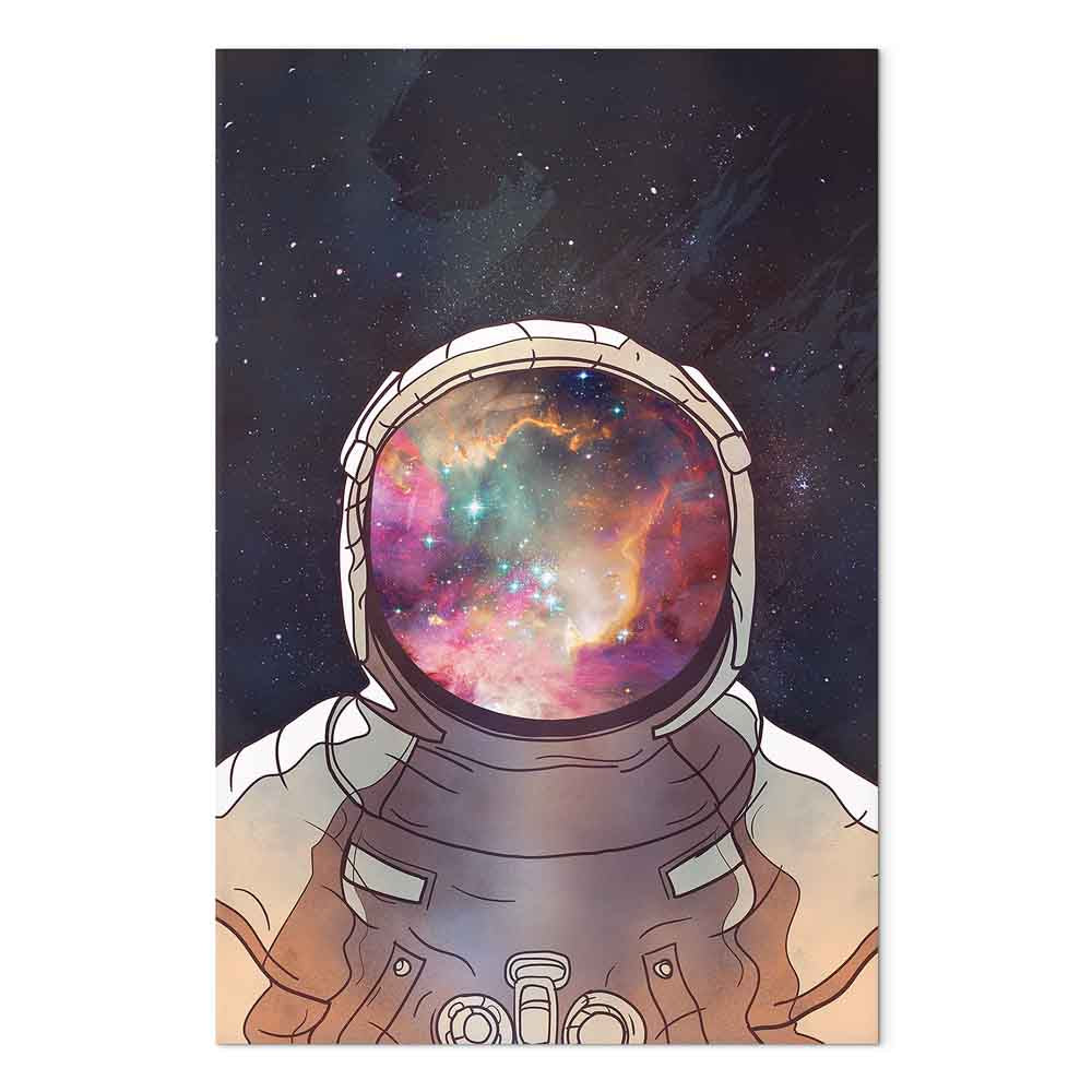 Star Explorer Moon Cosmos Canvas Print