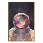 Star Explorer Moon Cosmos Canvas Print