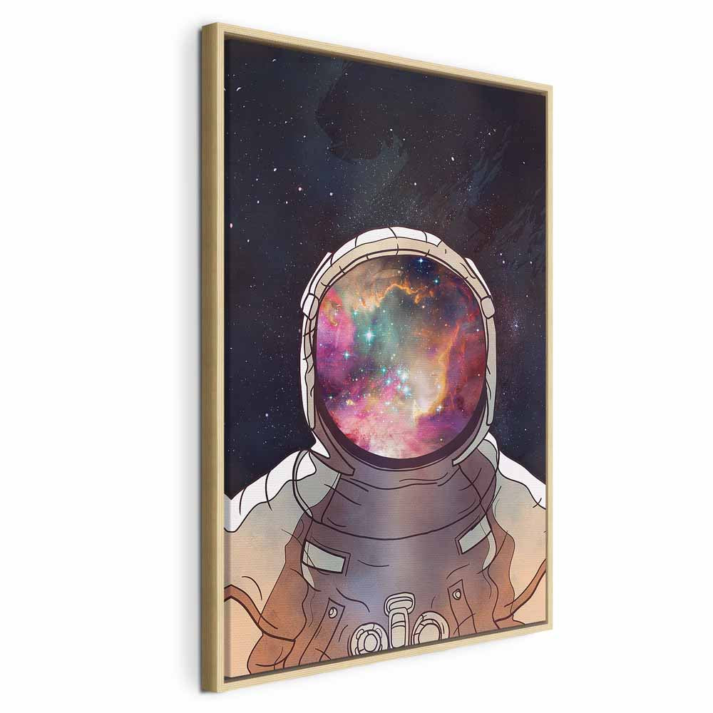 Star Explorer Moon Cosmos Canvas Print