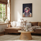 Star Explorer Moon Cosmos Canvas Print