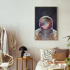 Star Explorer Moon Cosmos Canvas Print