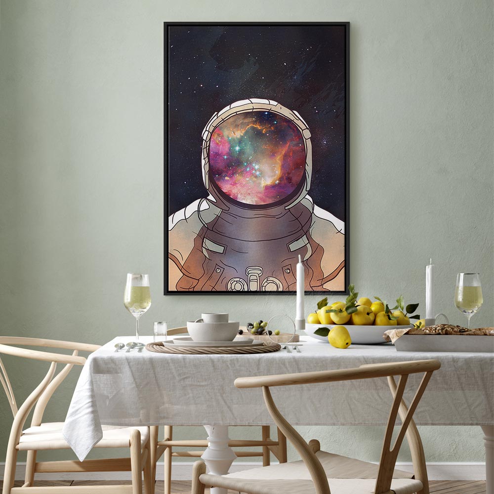 Star Explorer Moon Cosmos Canvas Print
