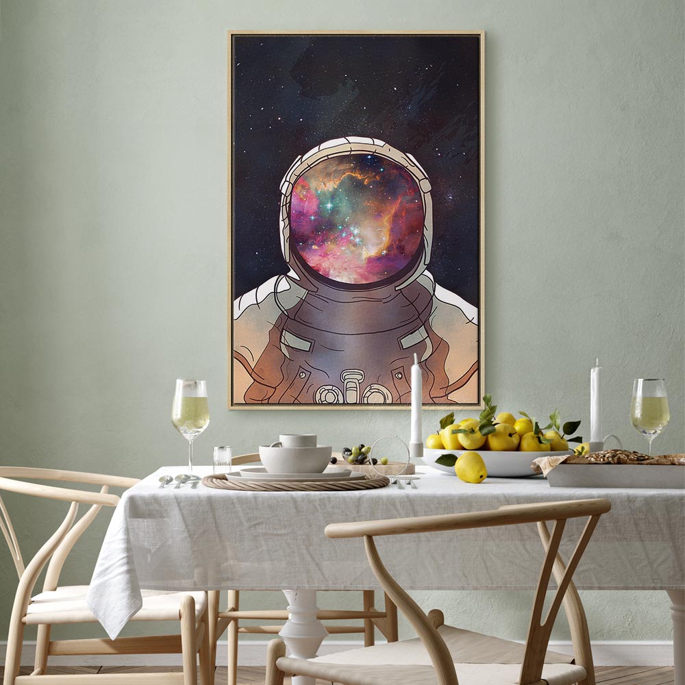 Star Explorer Moon Cosmos Canvas Print