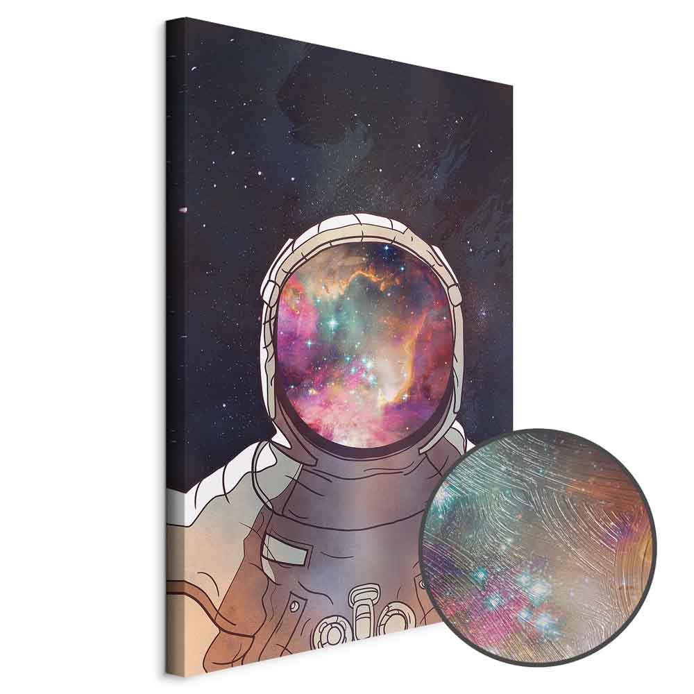 Star Explorer Moon Cosmos Canvas Print
