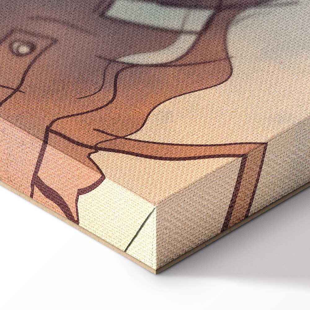 Star Explorer Moon Cosmos Canvas Print