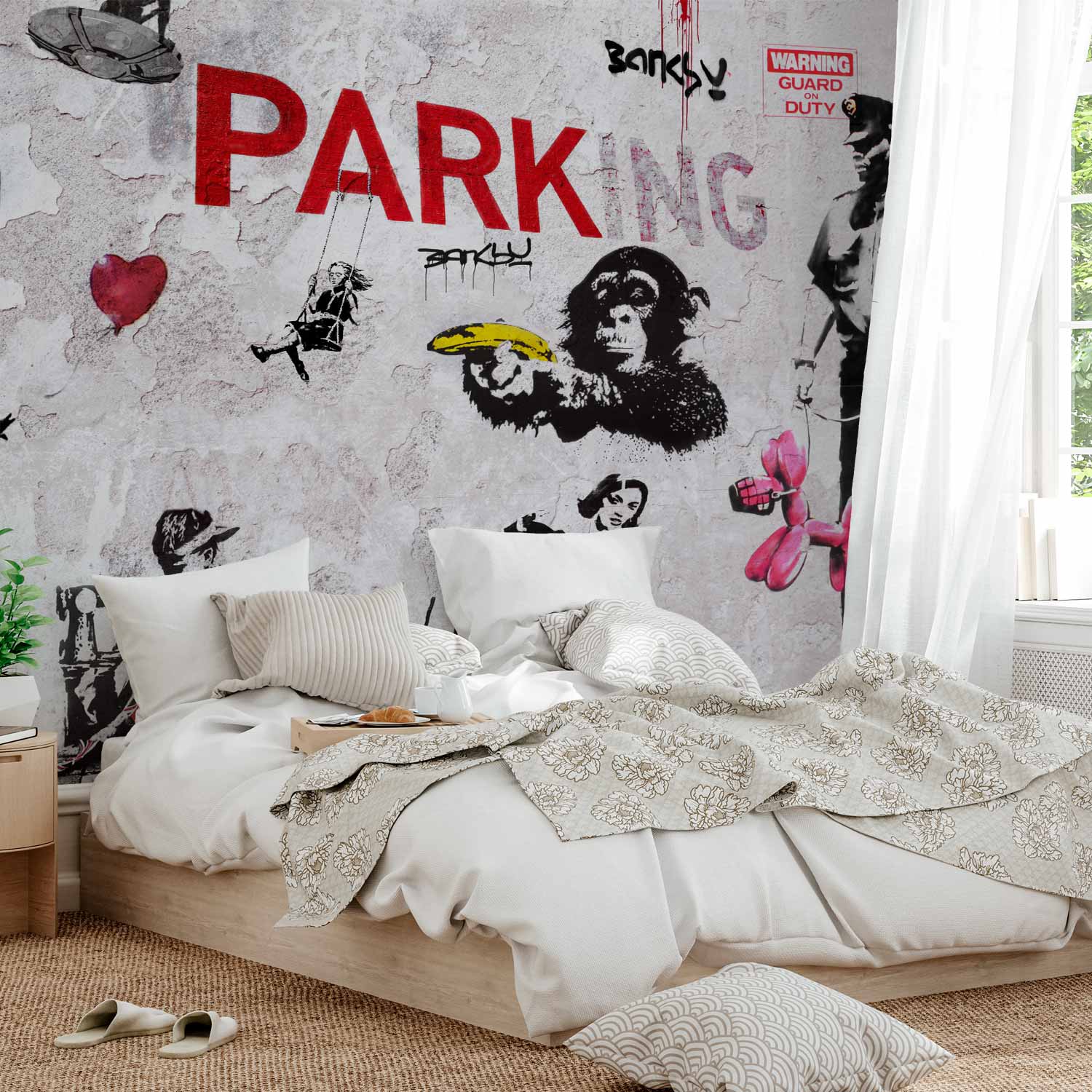 Banksy Graffiti Diversity Wall Mural