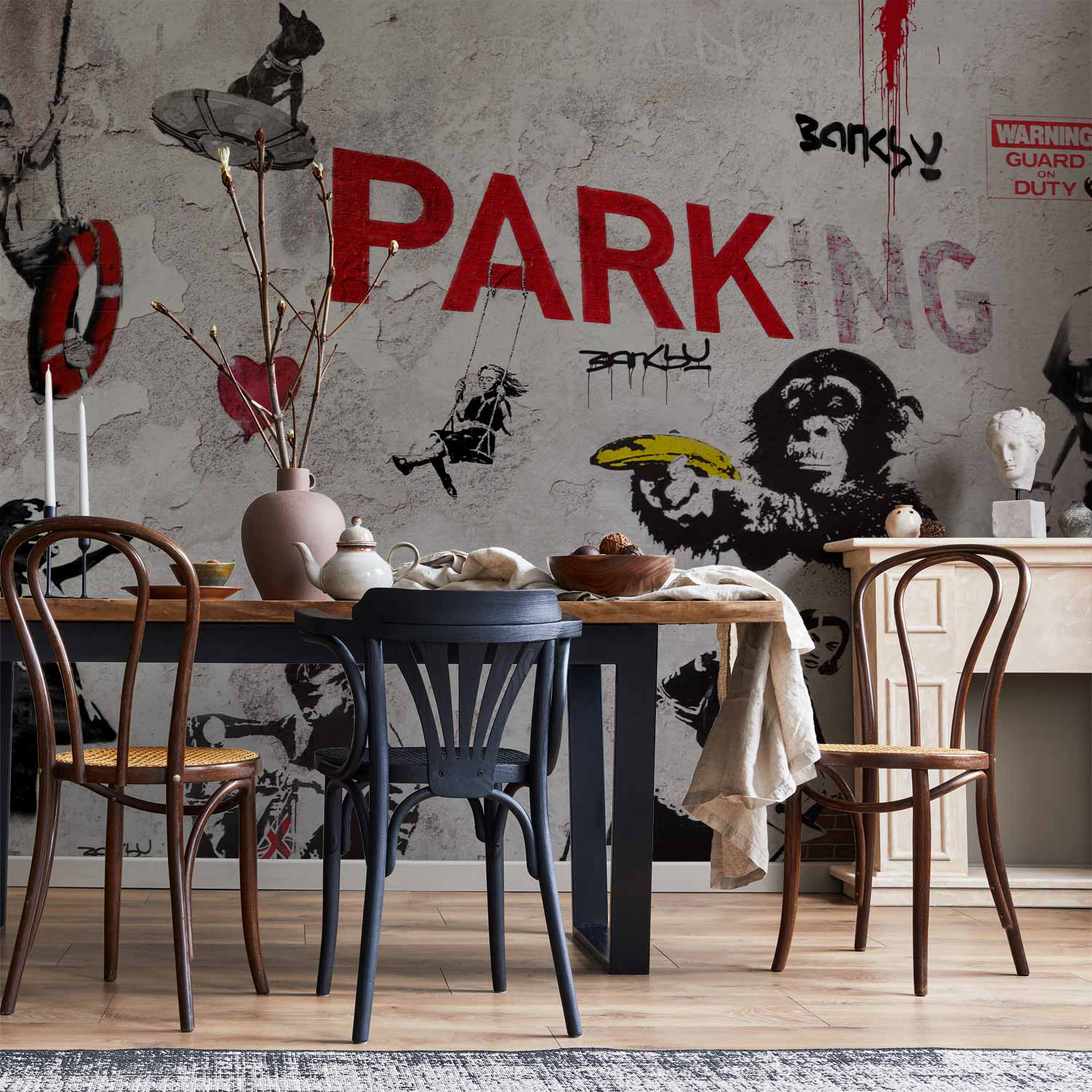 Banksy Graffiti Diversity Wall Mural