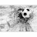 Dynamic Football Sports Wall Mural