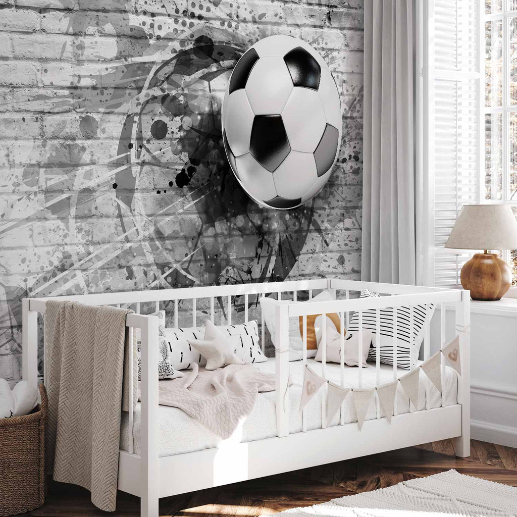 Dynamic Football Sports Wall Mural