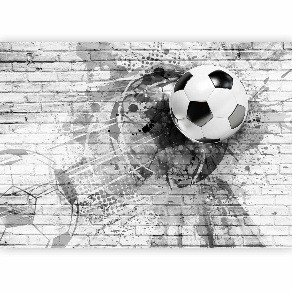 Dynamic Football Sports Wall Mural