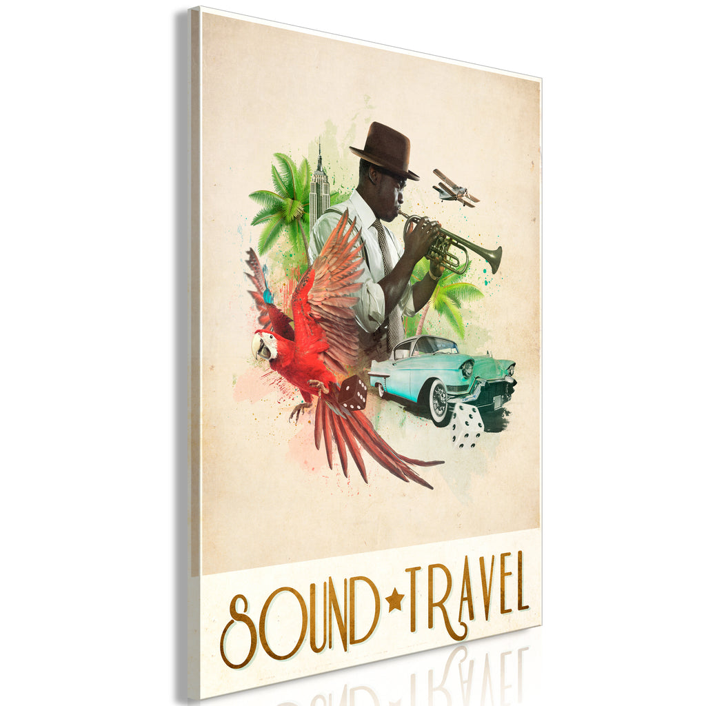 Canvas Print - Sound Travel (1 Part) Vertical 20x30