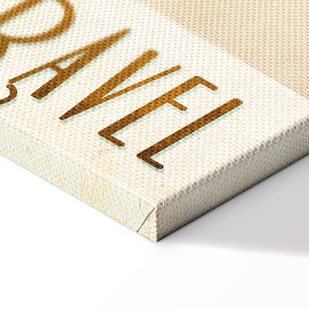 Colorful Parrot Music Quote Canvas Print