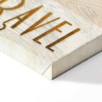 Colorful Parrot Music Quote Canvas Print