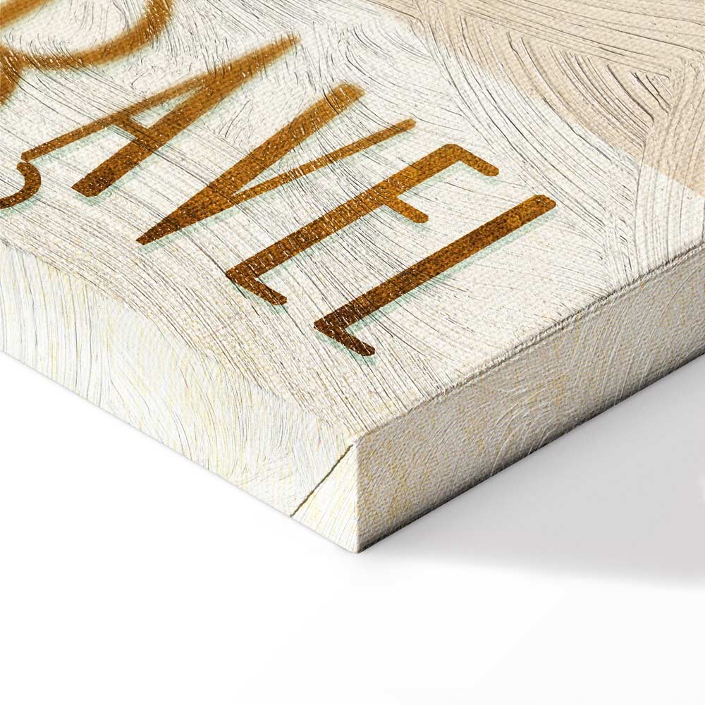 Colorful Parrot Music Quote Canvas Print